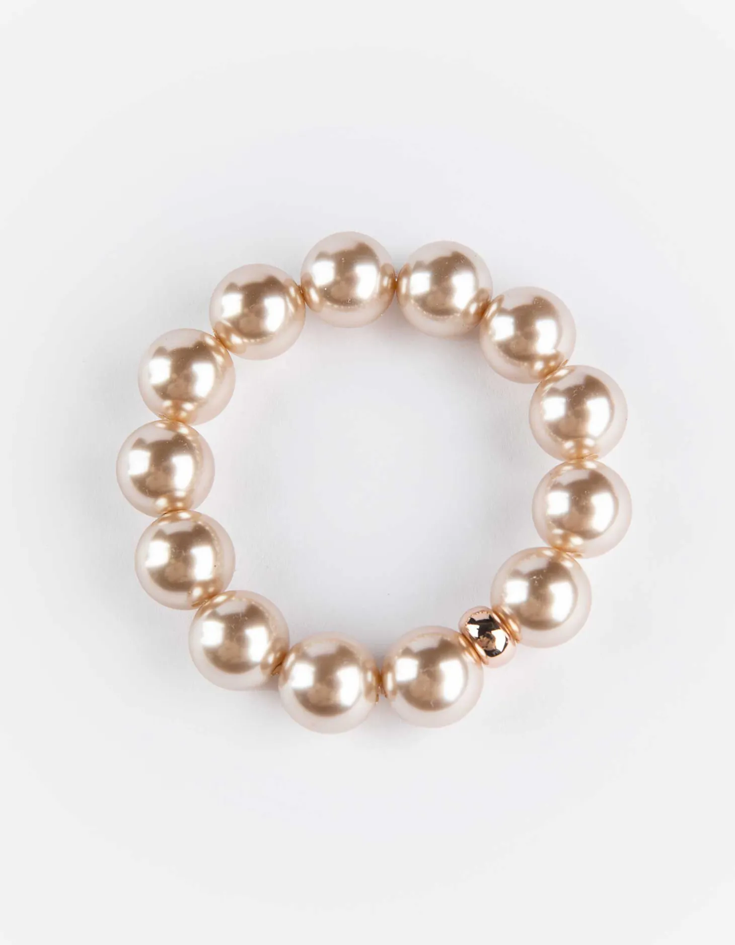 Armband - Sierkraaltjes - beige