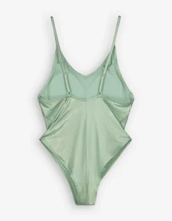 Badpak - Gerecycled polyester - groen