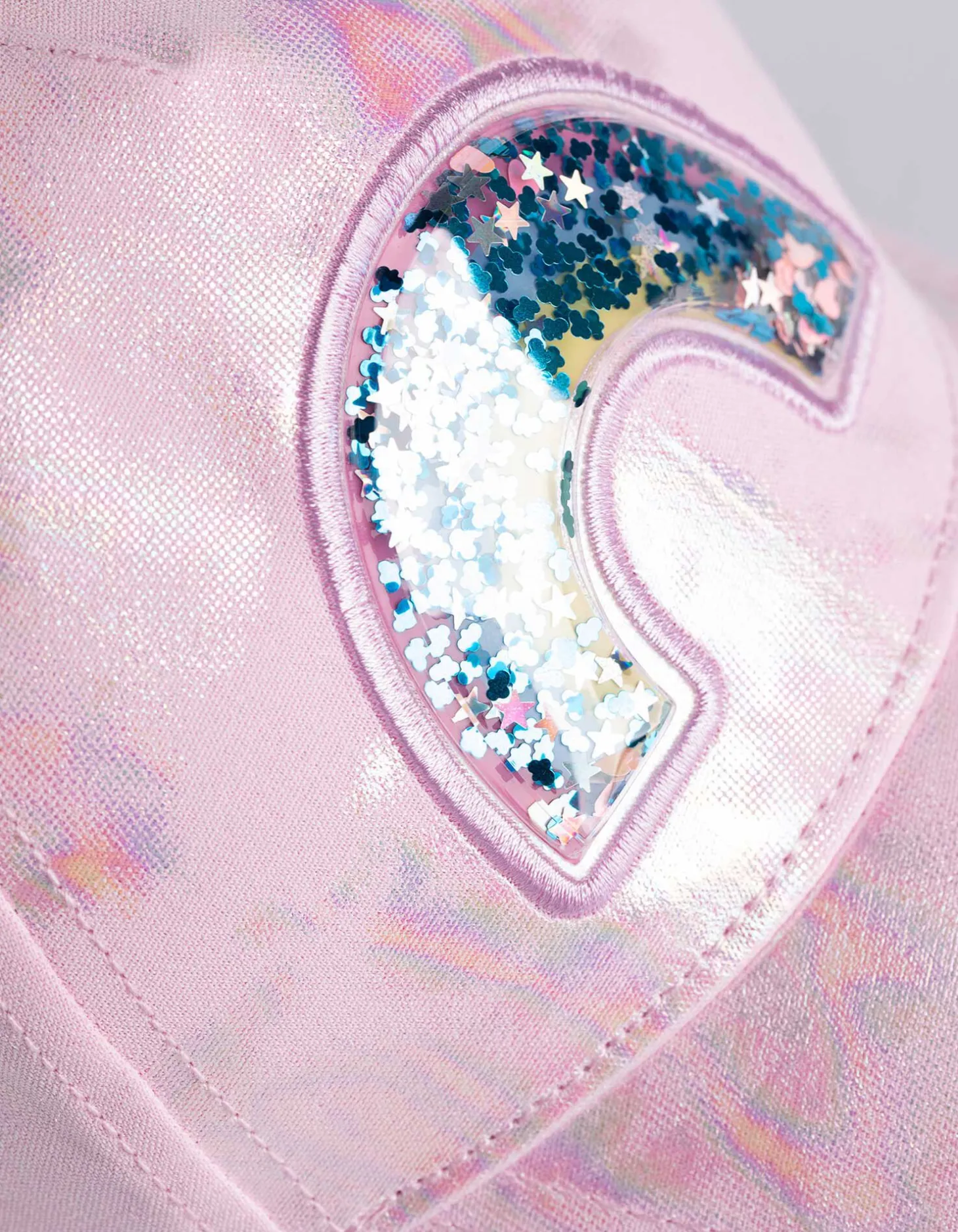 Baseballpet - Holografische print - pink