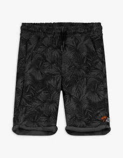 Bermuda - Print all-over - donkergrijs