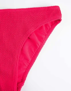 Bikinibroekje - Geribde structuur - pink