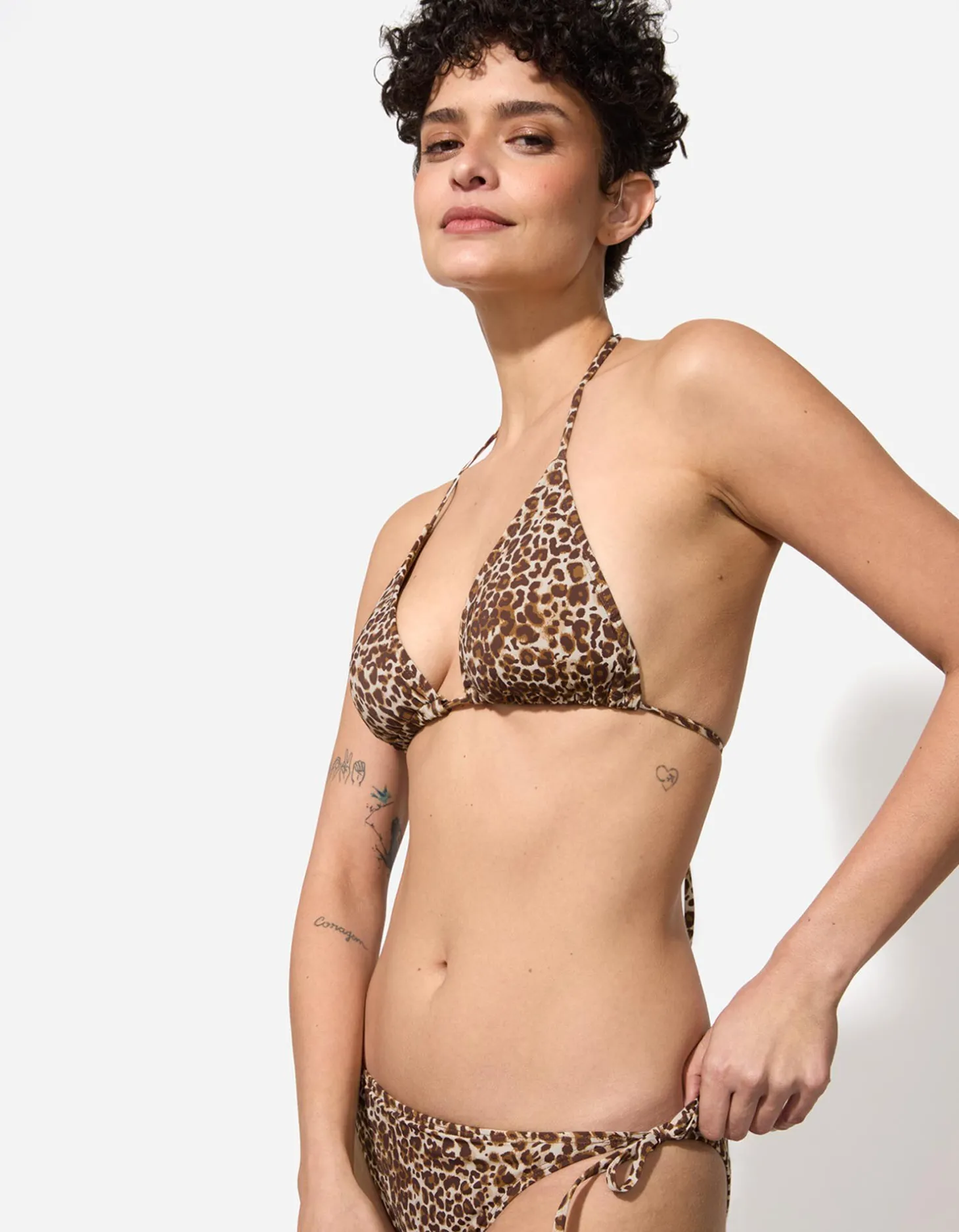 Bikinibroekje - Luipaardprint - bruin