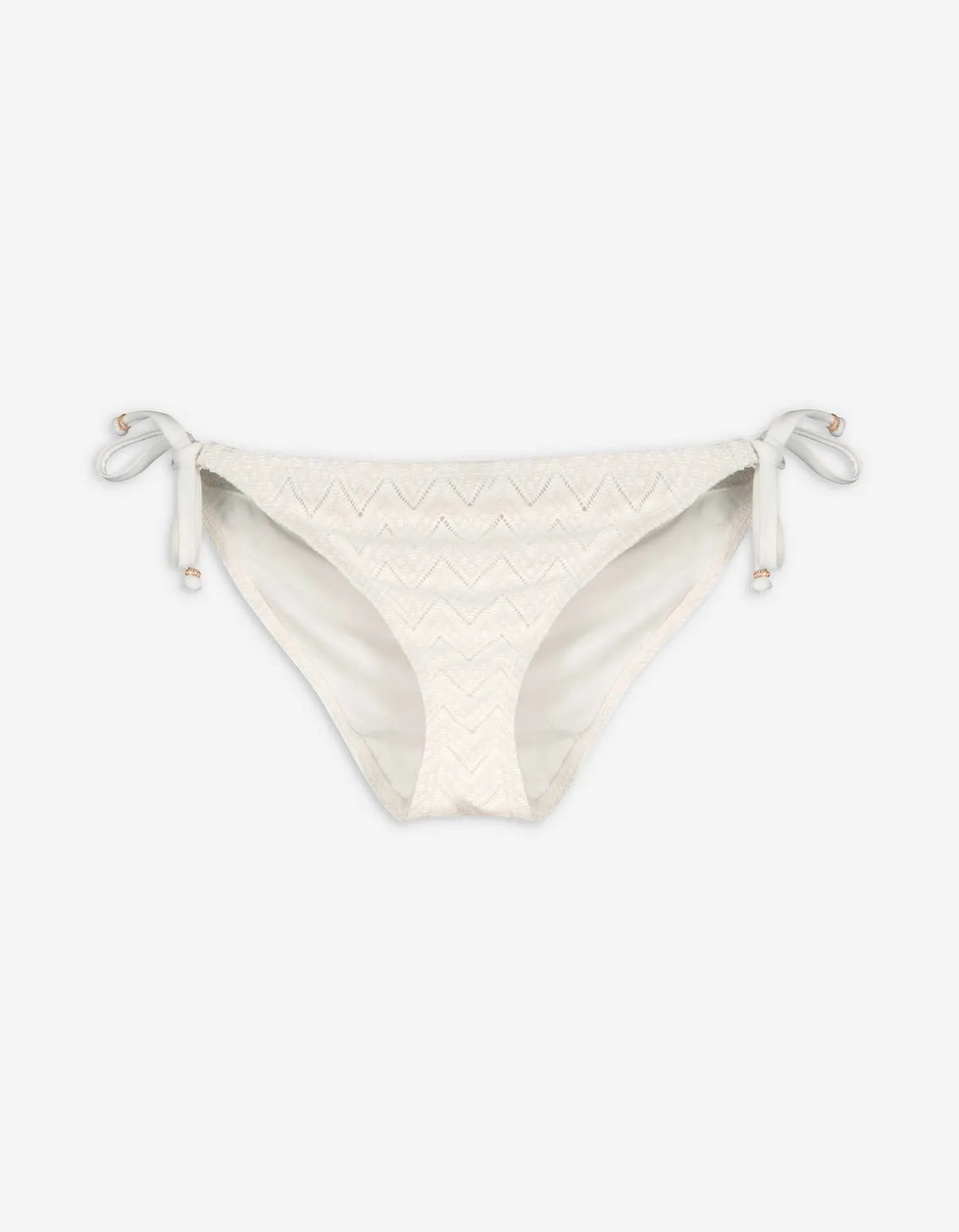 Bikinibroekje - Lurex - wit