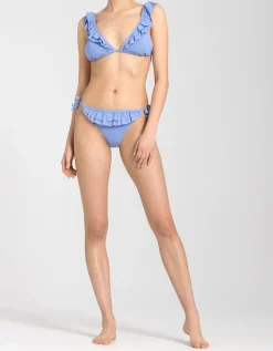 Bikinibroekje - Vetersluitingen opzij - blauw