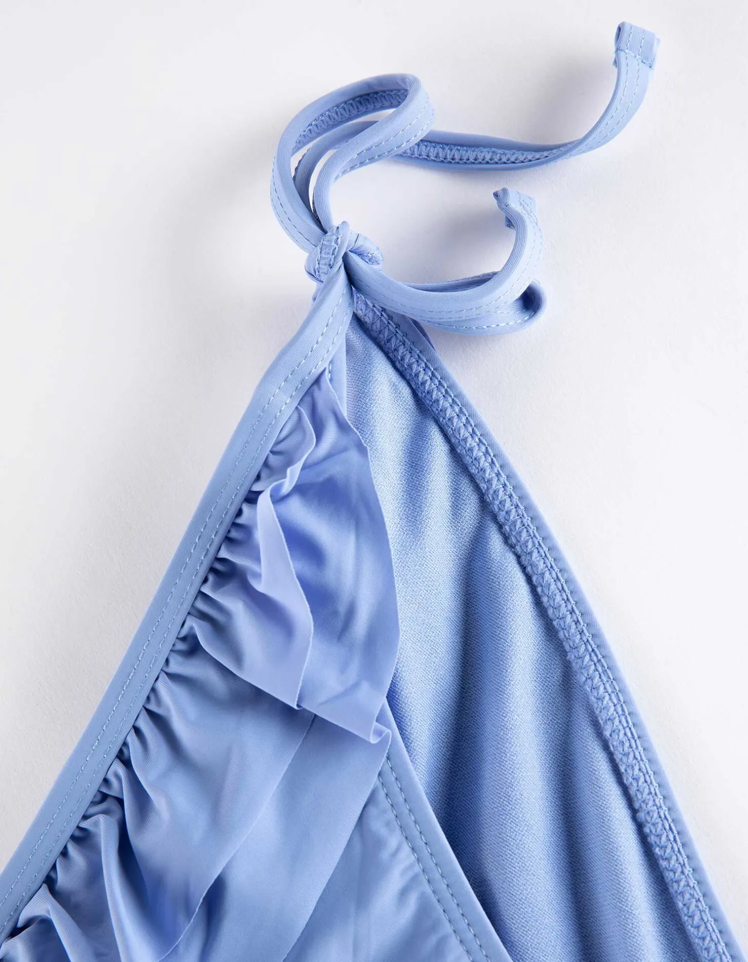 Bikinibroekje - Vetersluitingen opzij - blauw