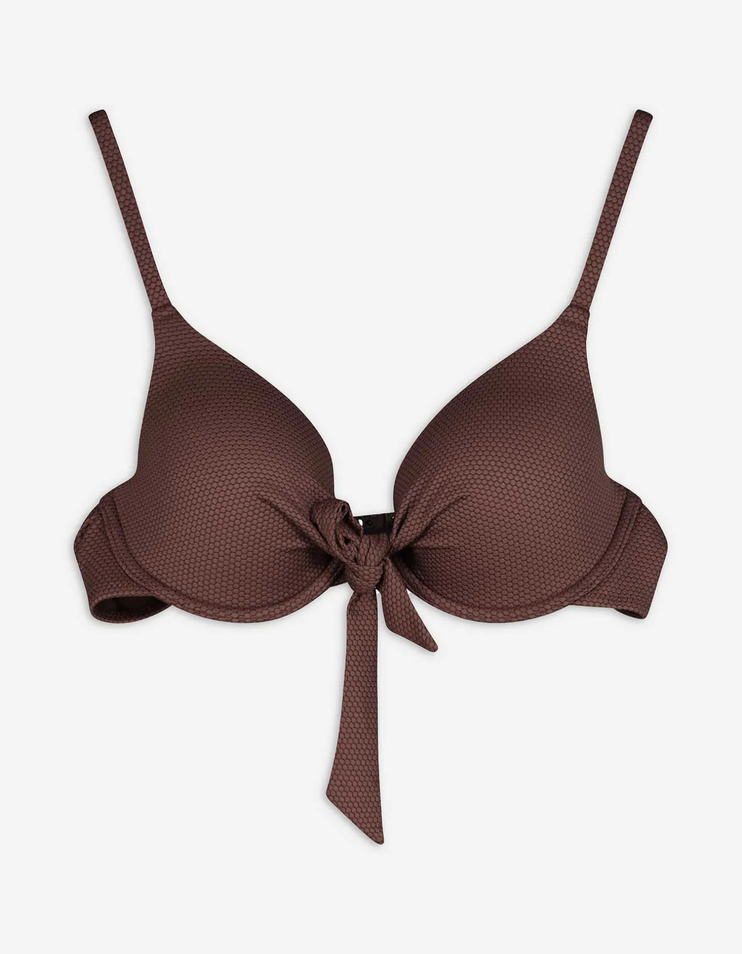 Bikinitop - Effen - bruin