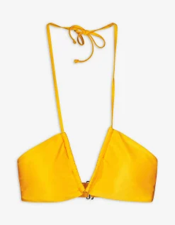 Bikinitop - Gerecycled polyester - geel