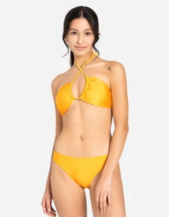 Bikinitop - Gerecycled polyester - geel