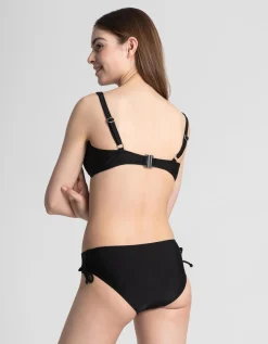 Bikinitop - Gerecycled polyester - zwart