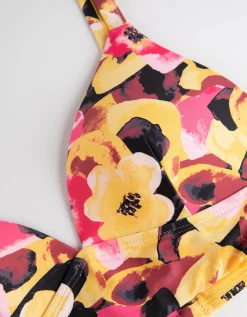 Bikinitop - Gerecycled polyester - geel