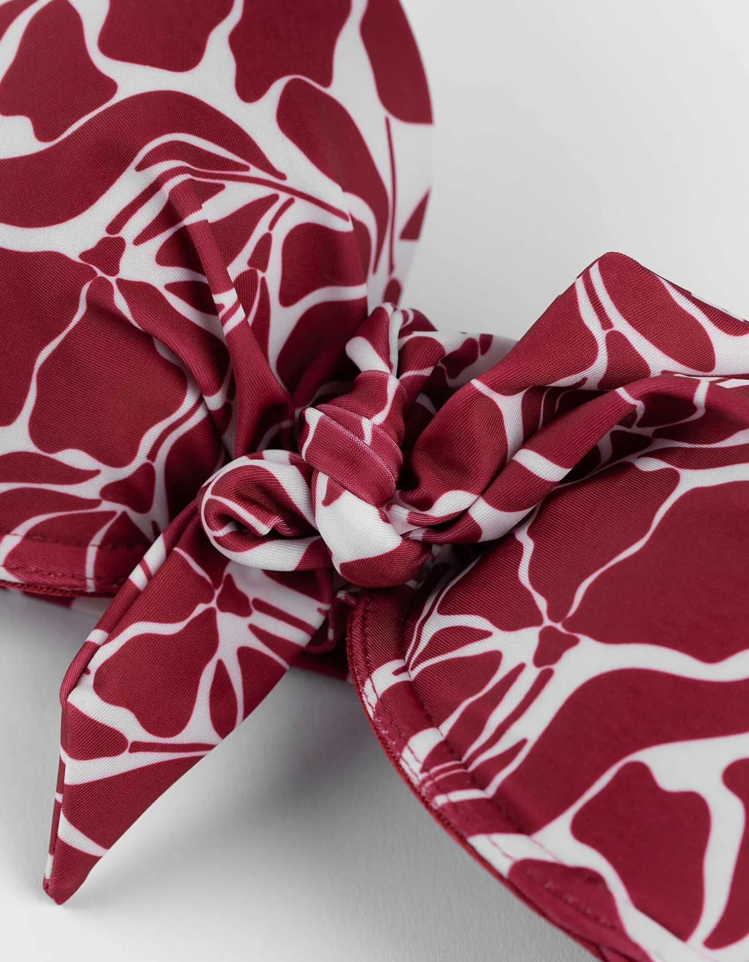Bikinitop - Print all-over - rood