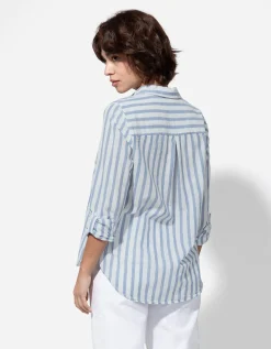 Blouse - Borstzak - donkerblauw