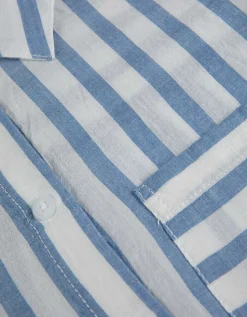Blouse - Borstzak - donkerblauw