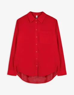 Blouse - Borstzak - rood