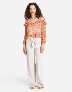 Blouse - Chiffon - roze