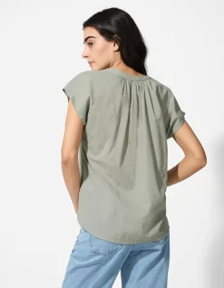 Blouse - Effen - lichtgroen