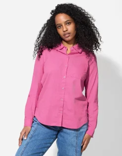 Blouse - Effen - pink
