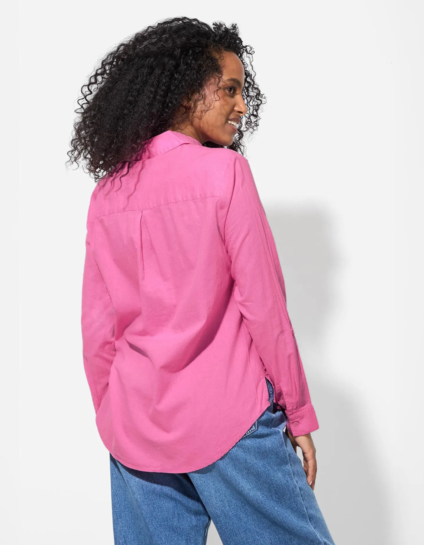 Blouse - Effen - pink