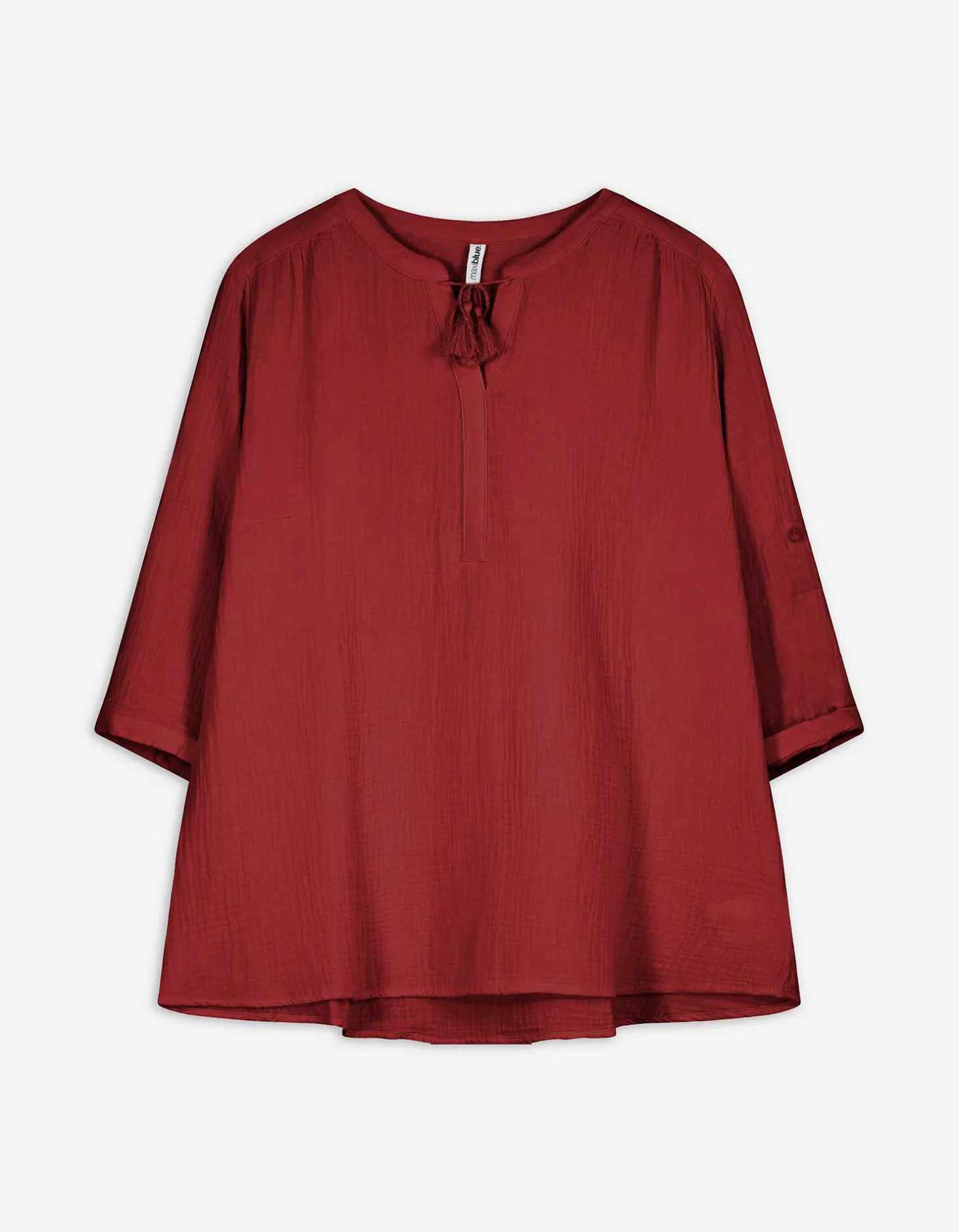 Blouse - Katoen - donkerrood