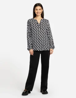 Blouse - LENZING™ ECOVERO™ - beige