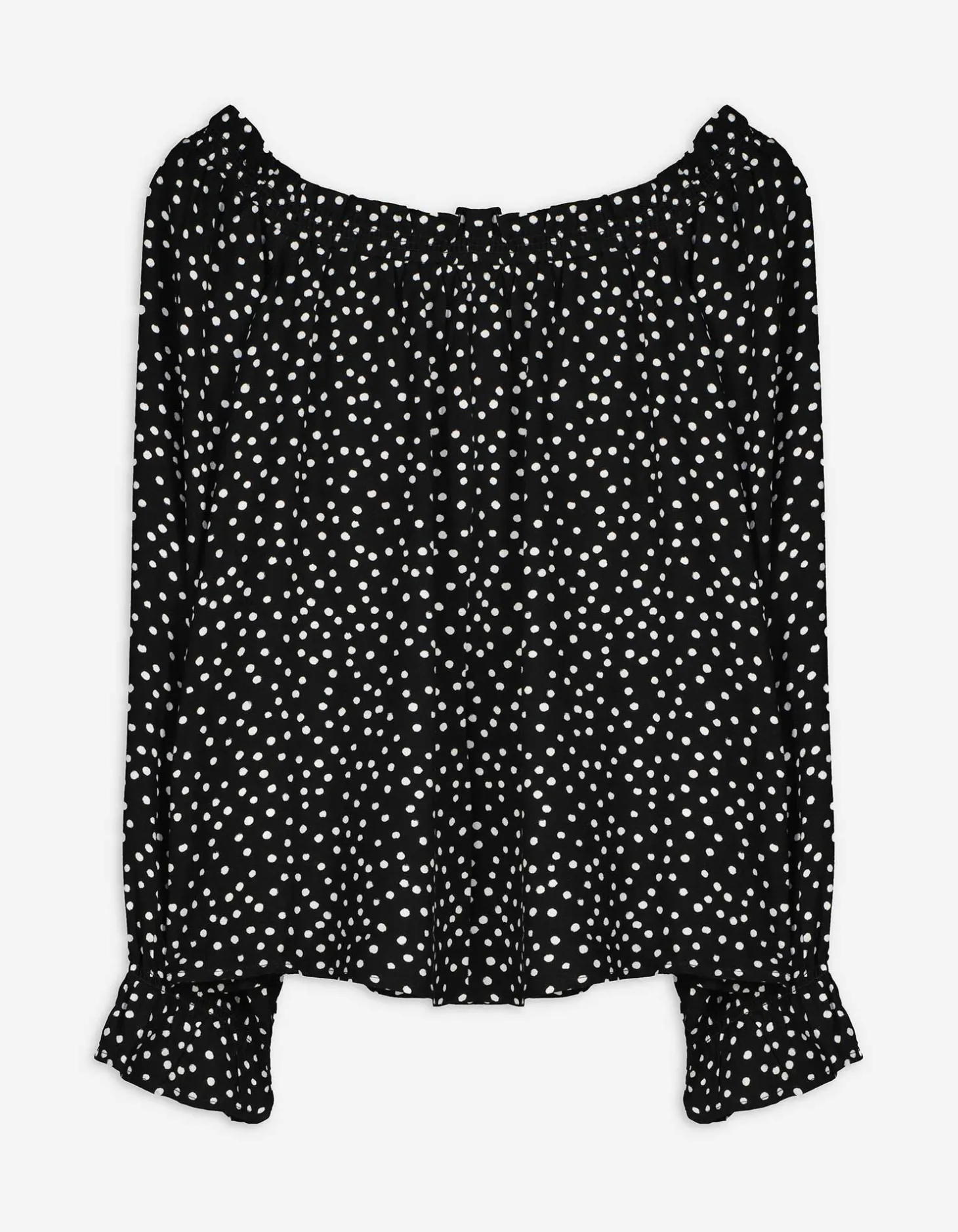 Blouse - LENZING™ ECOVERO™ - zwart