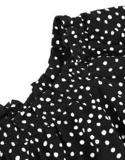 Blouse - LENZING™ ECOVERO™ - zwart
