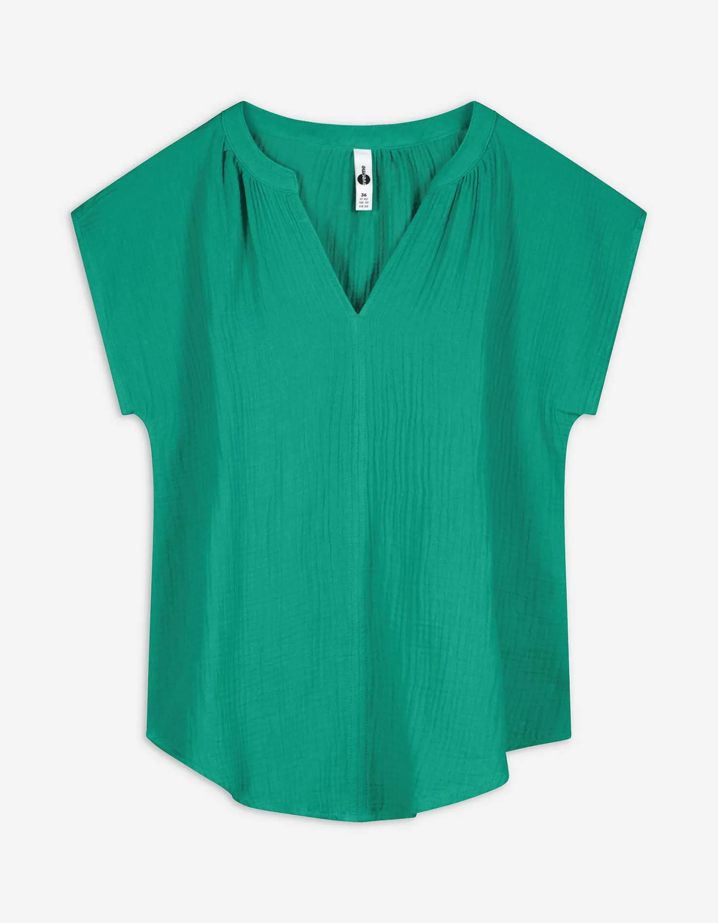 Blouse - Mousseline - groen