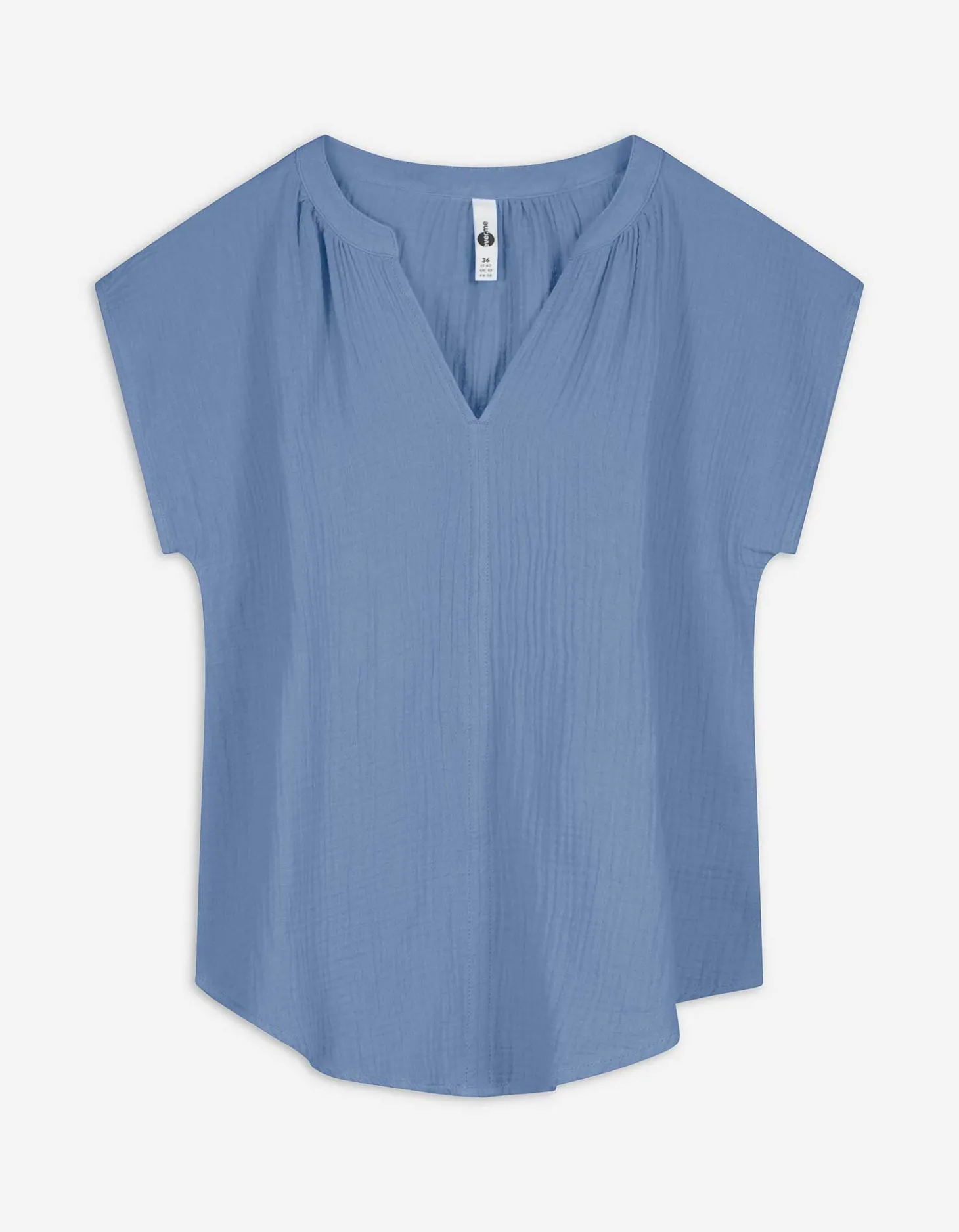 Blouse - Mousseline - lichtblauw