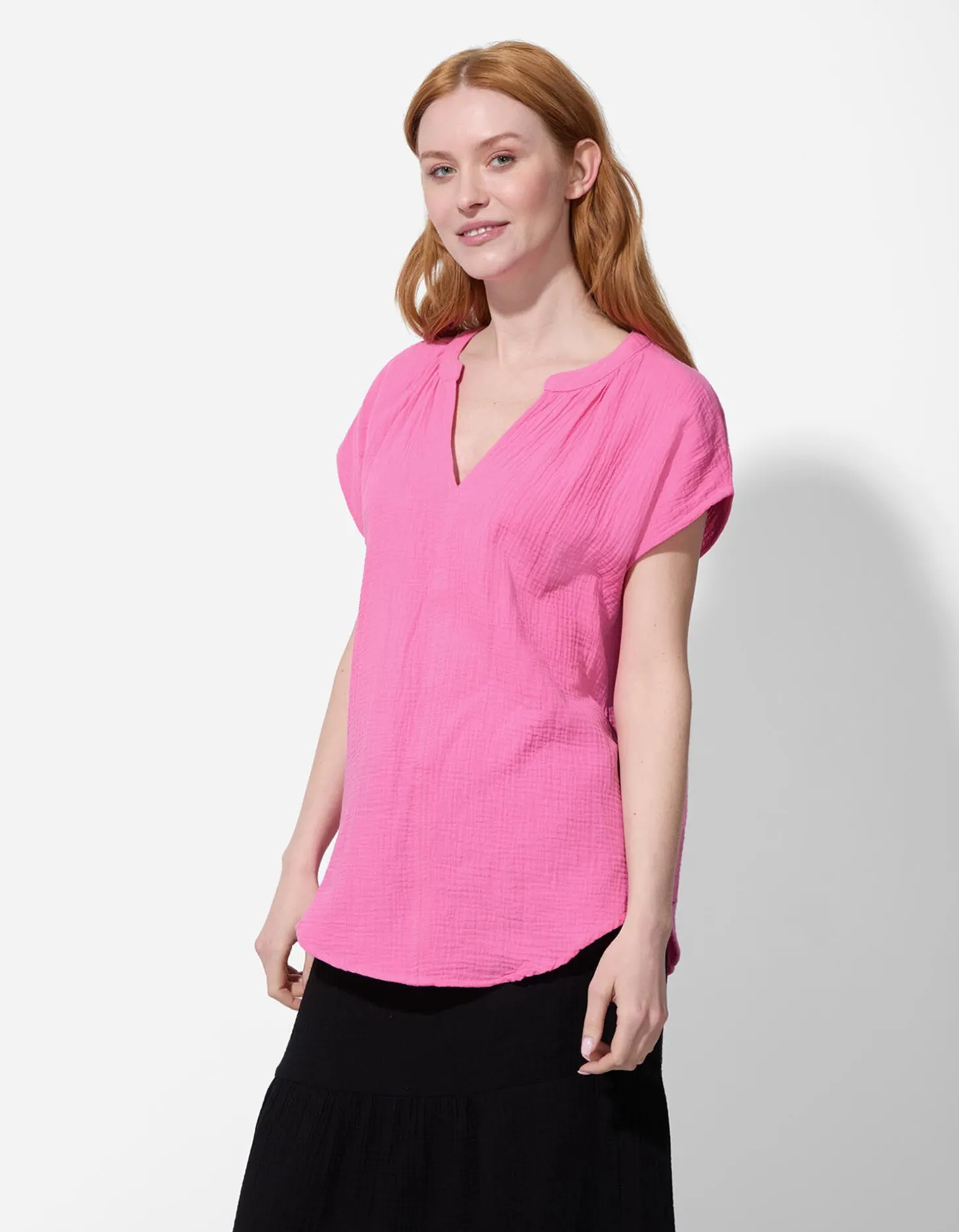Blouse - Mousseline - pink
