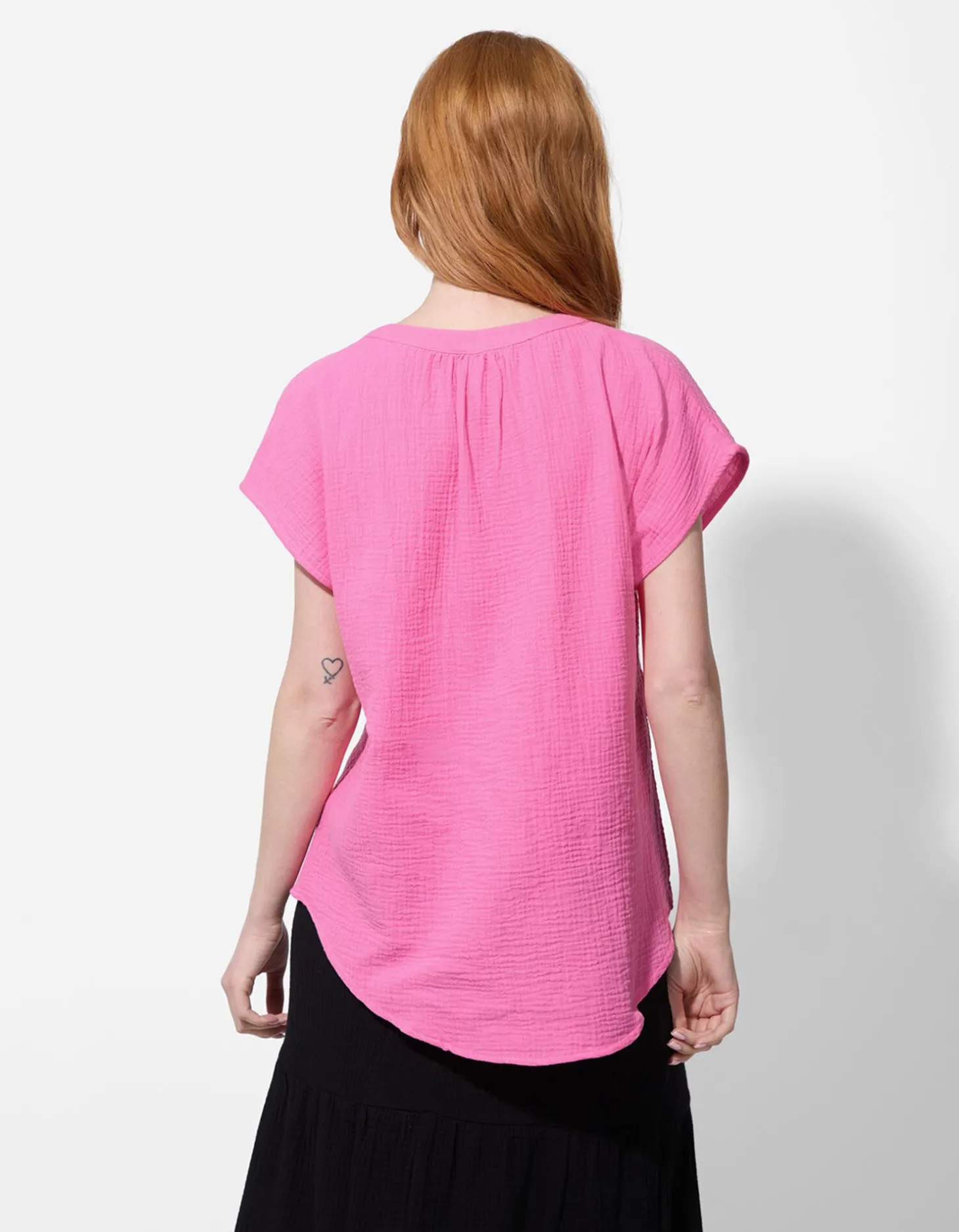 Blouse - Mousseline - pink