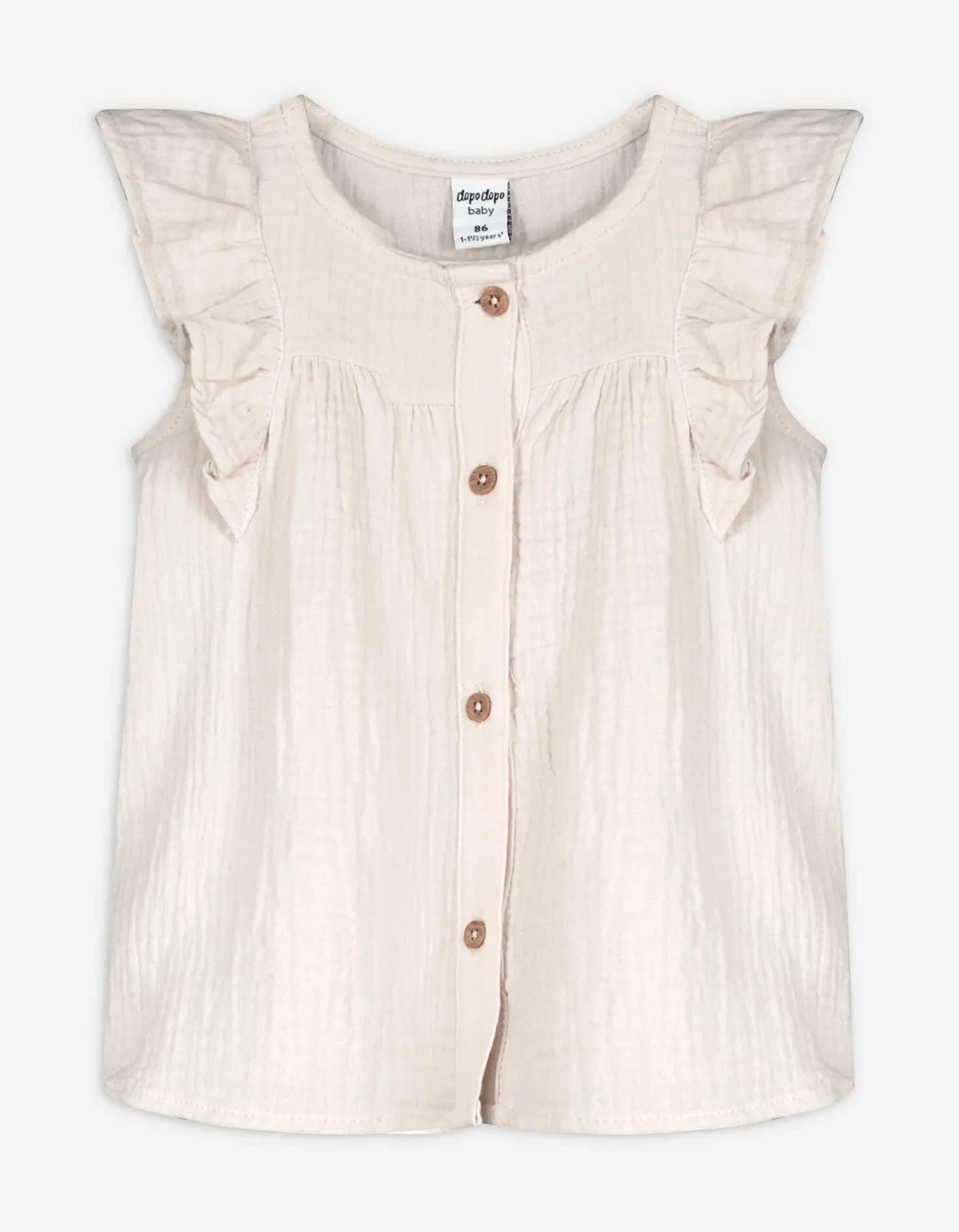 Blouse - Mousseline - wit