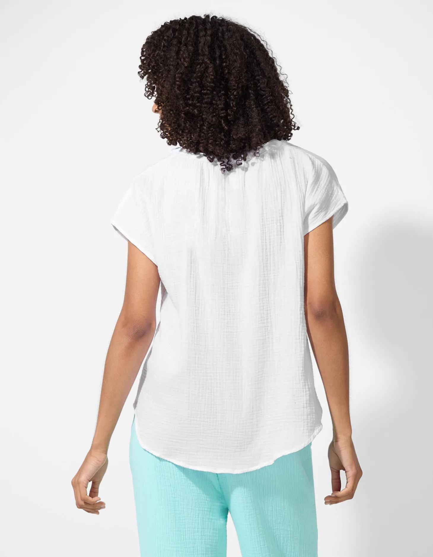 Blouse - Mousseline - wit