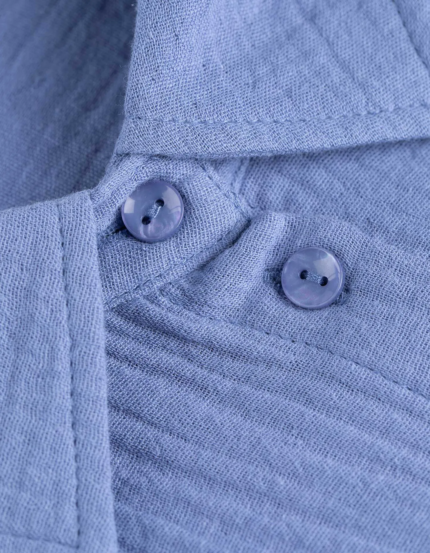 Blouse - Overhemd kraag - blauw
