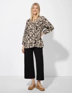 Blouse - Print all-over - beige