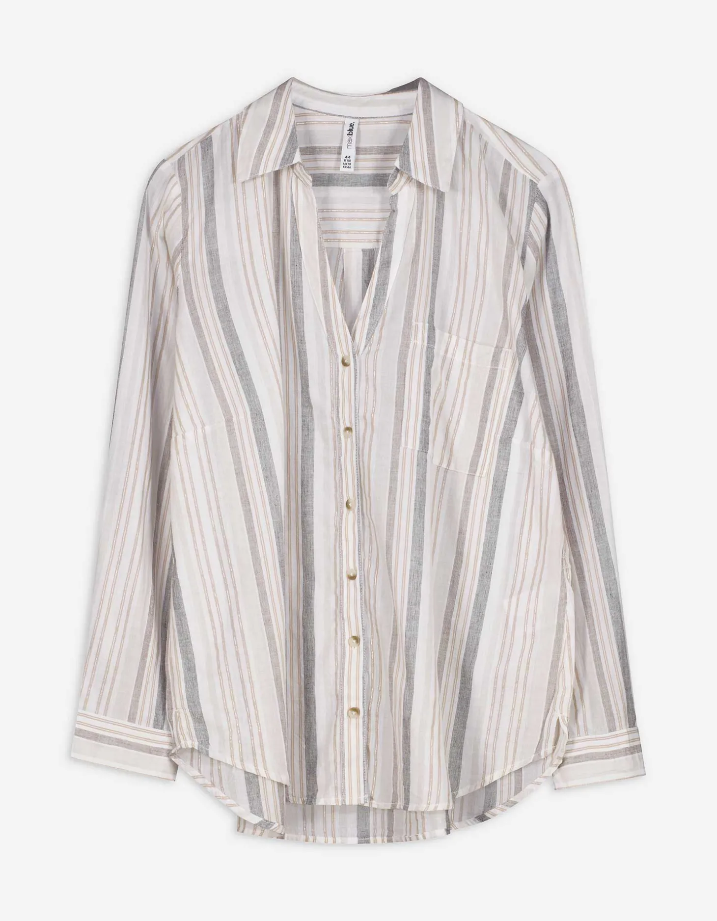 Blouse - Strepen - wit
