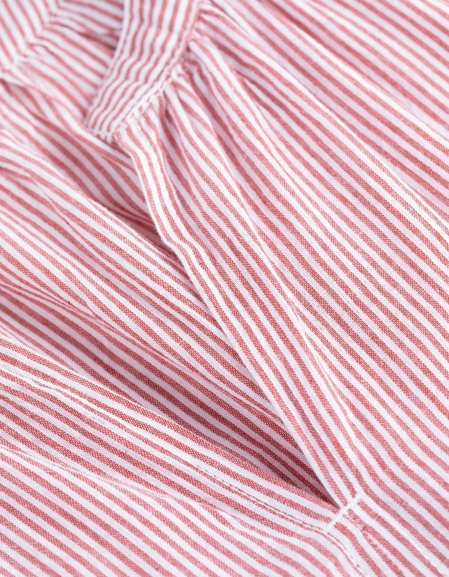 Blouse - V-hals - donkerrood