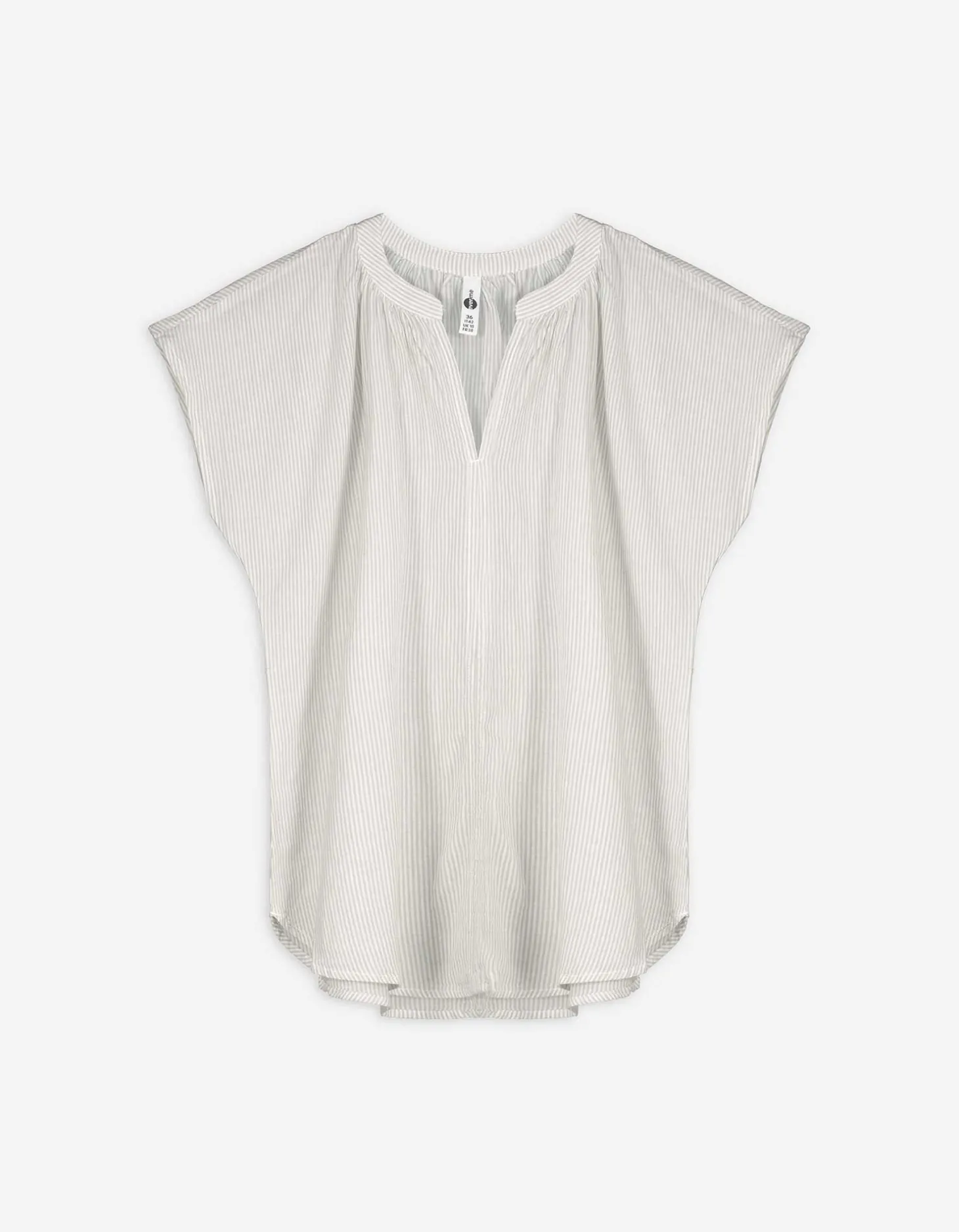 Blouse - V-hals - lichtgroen
