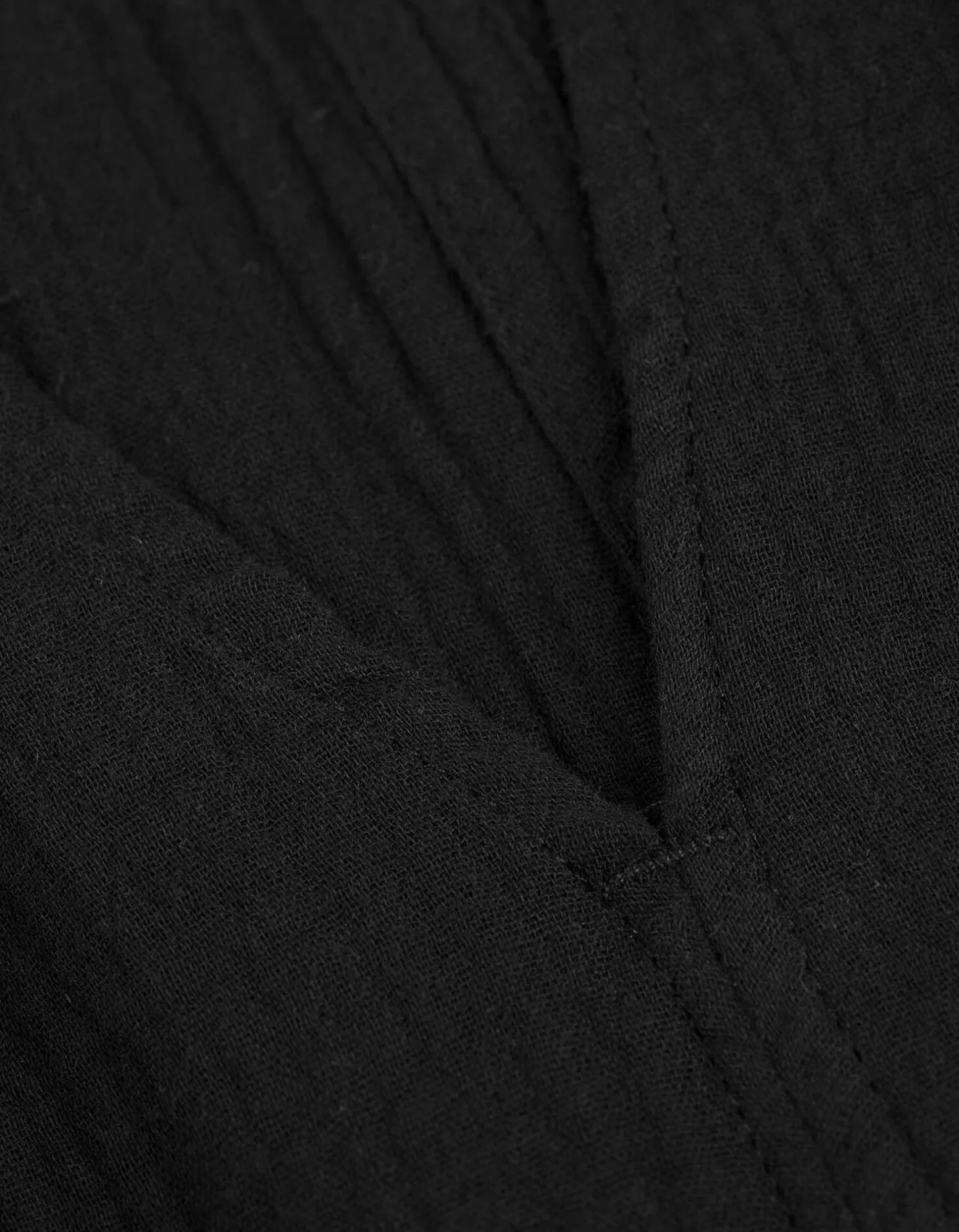 Blousejurk - Mousseline - zwart