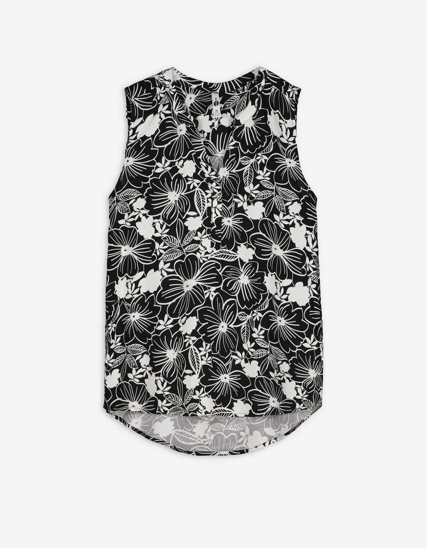 Blouseshirt - LENZING™ ECOVERO™ - zwart