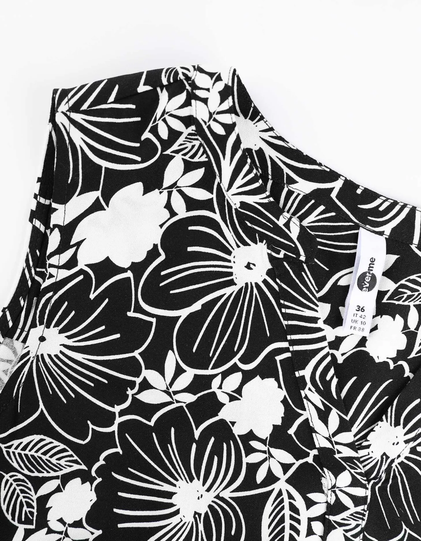 Blouseshirt - LENZING™ ECOVERO™ - zwart