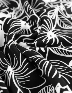 Blouseshirt - LENZING™ ECOVERO™ - zwart