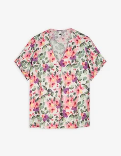 Blouseshirt - LENZING™ ECOVERO™ - wit