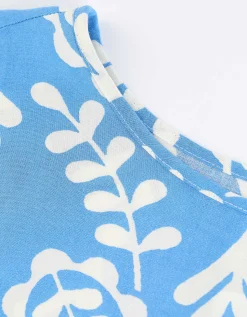 Blouseshirt - LENZING™ ECOVERO™ - lichtblauw