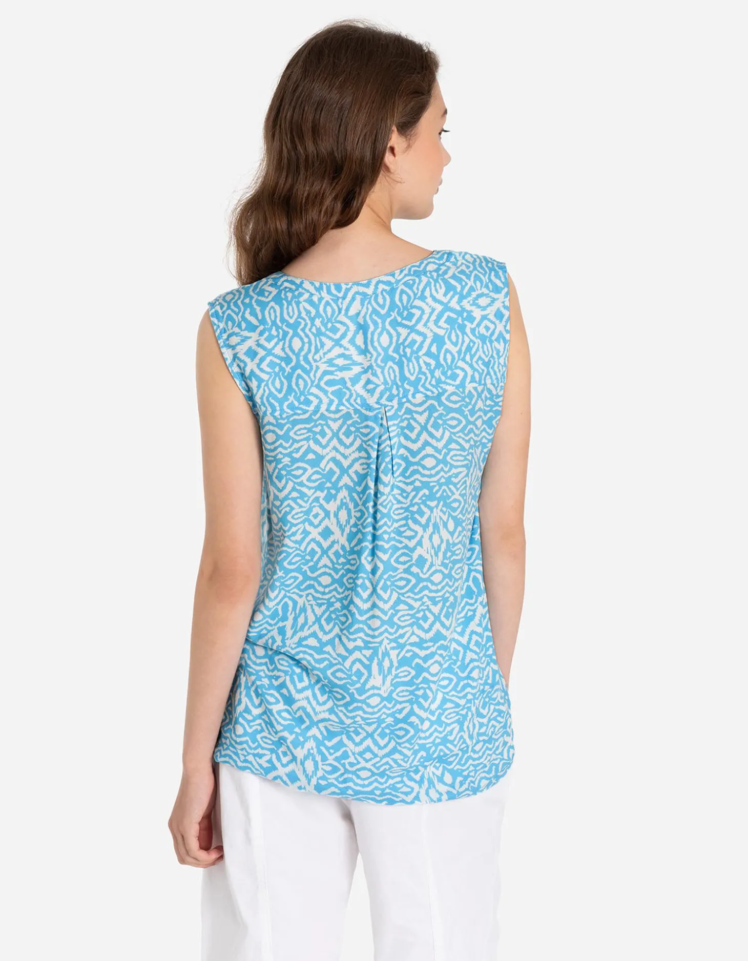 Blouseshirt - LENZING™ ECOVERO™ - turkoois