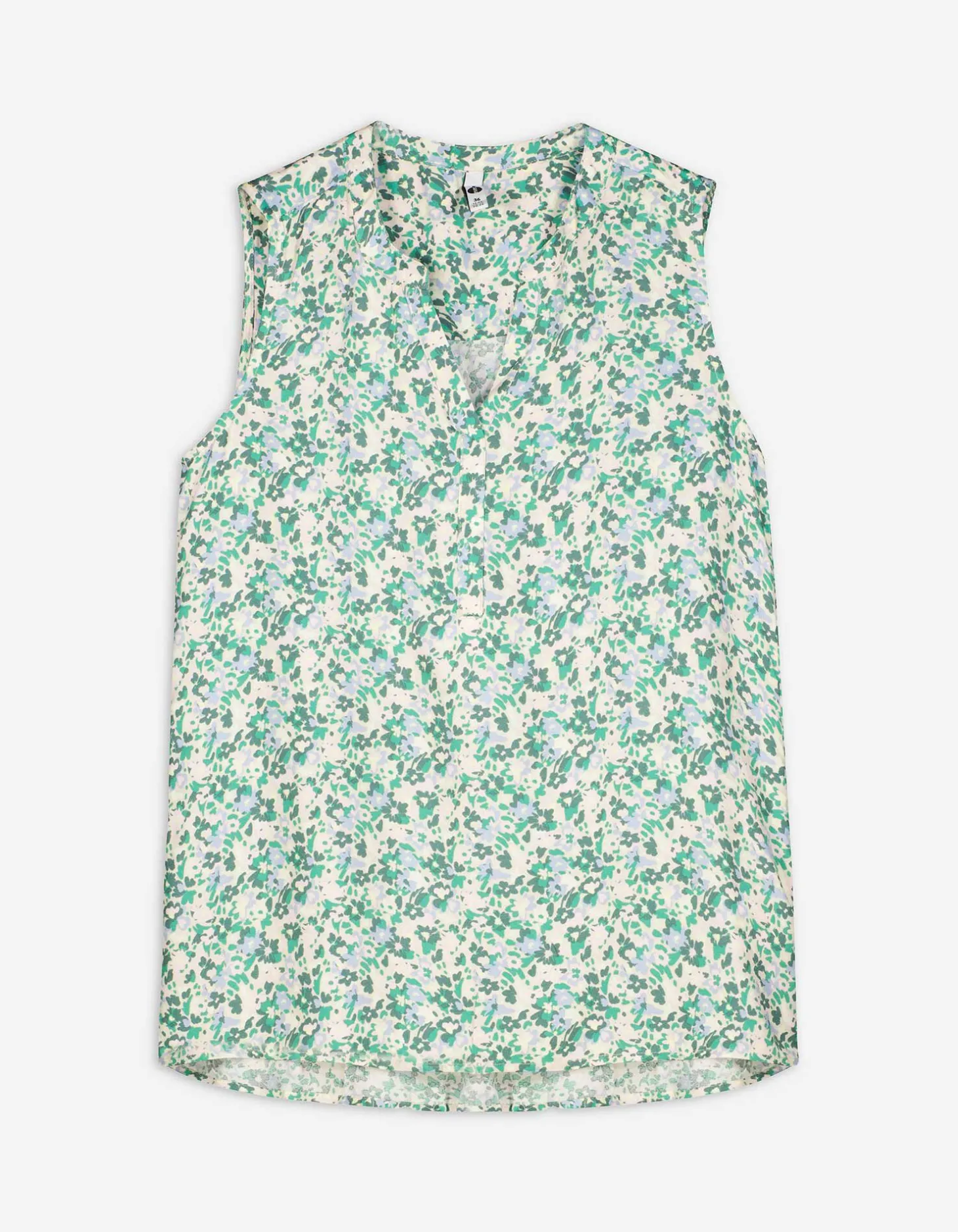 Blouseshirt - LENZING™ ECOVERO™ - groen