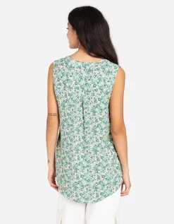 Blouseshirt - LENZING™ ECOVERO™ - groen