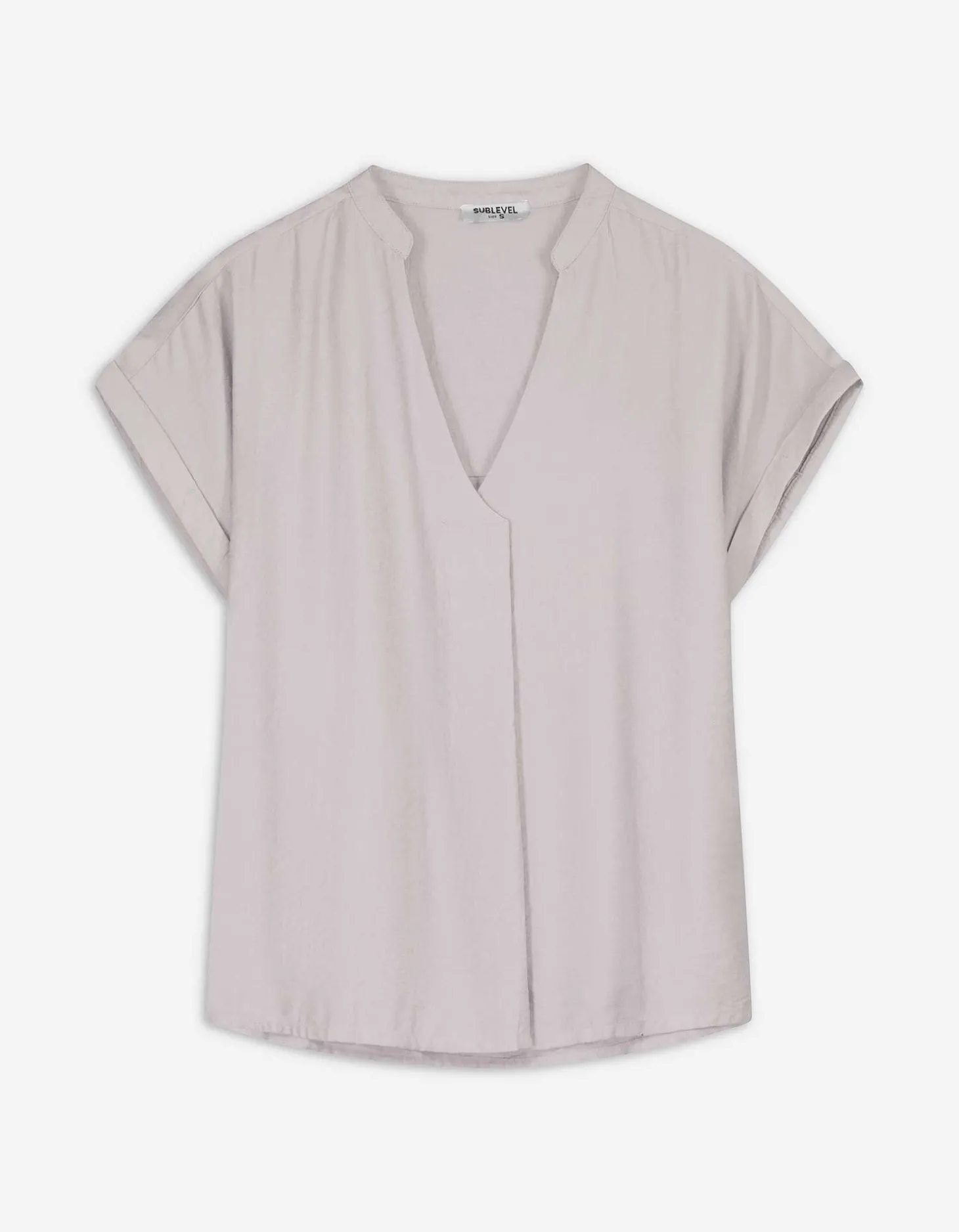 Blouseshirt - Oversized schouders - beige