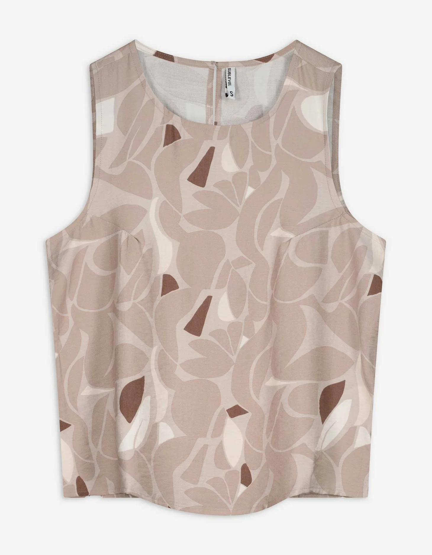Blouseshirt - Print all-over - beige