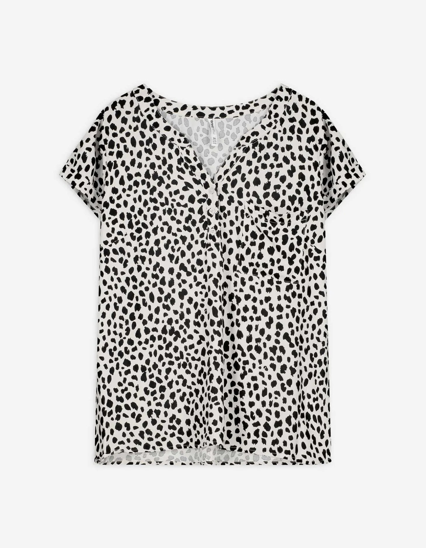 Blouseshirt - Print all-over - wit