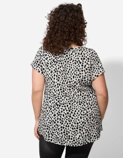 Blouseshirt - Print all-over - wit